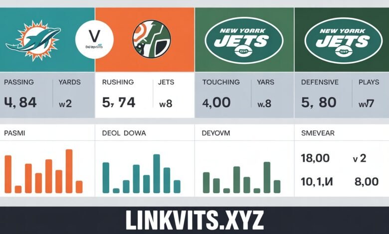 Miami Dolphins vs New York Jets Match Player Stats