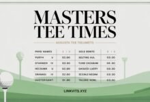 Masters Tee Times