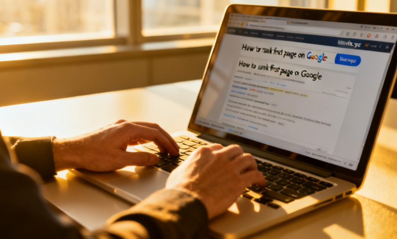 How to rank first page on Google