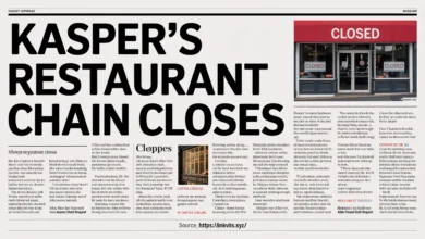Kasper's Restaurant Chain Closes