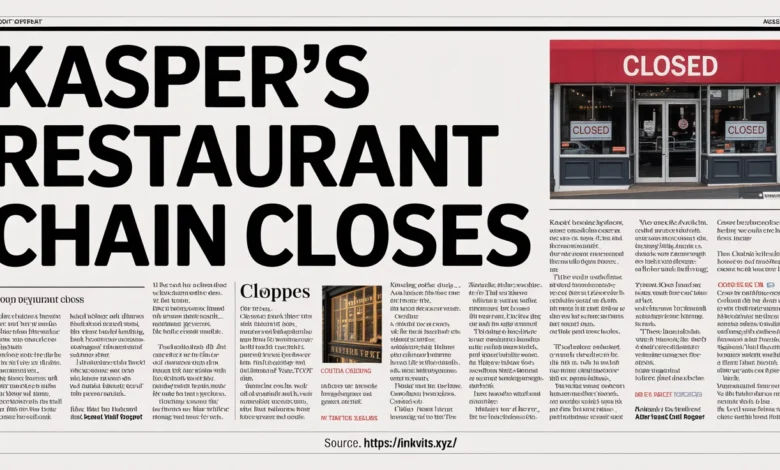 Kasper's Restaurant Chain Closes