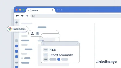 how to export bookmarks from chrome